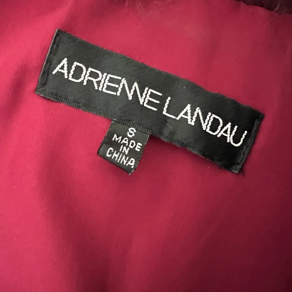 Adrienne Landau Real Rabbit Fur Vest Size Small - Picture 6 of 7